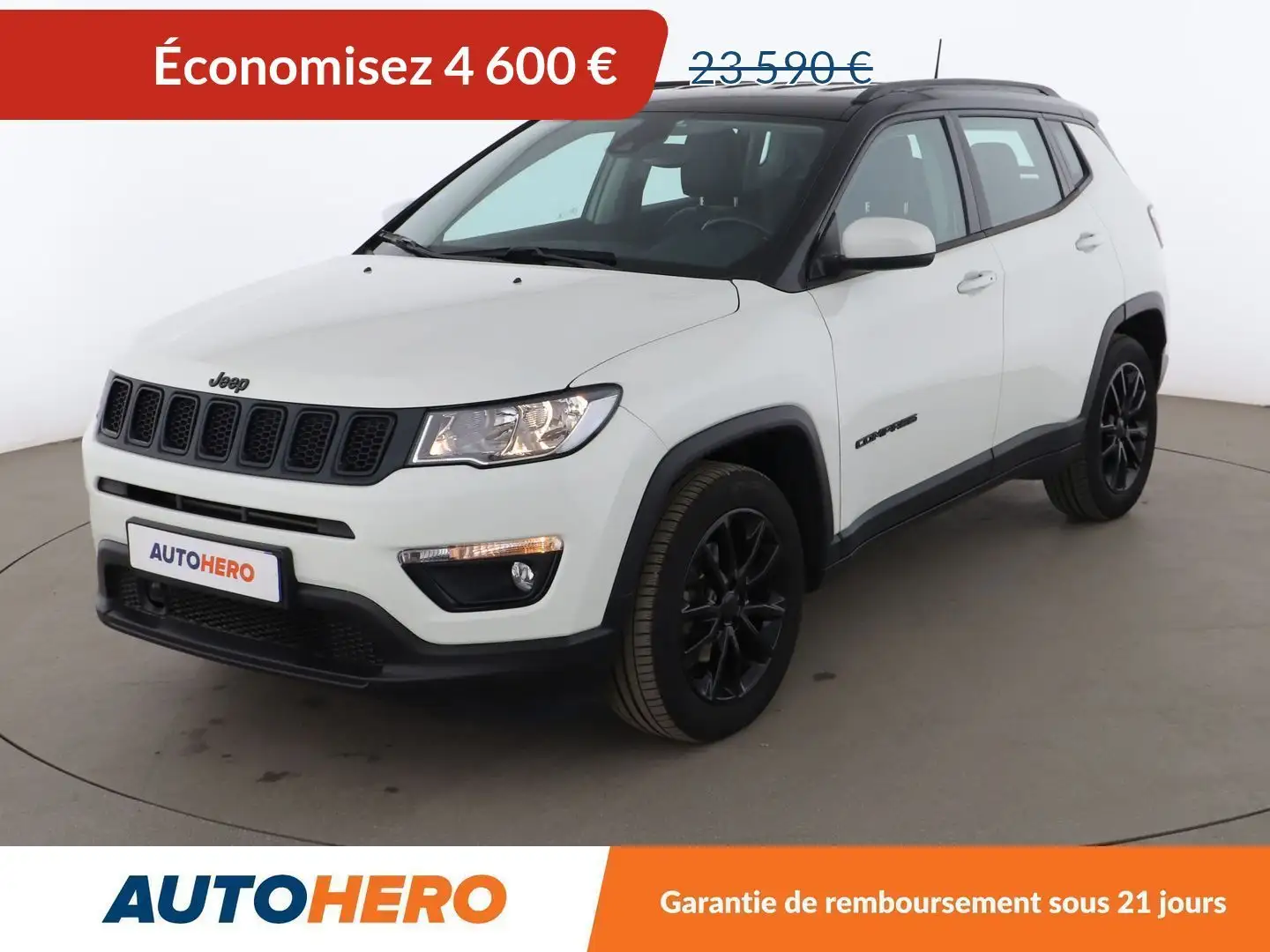 Jeep Compass 1.3 GSE T4 Night Eagle BVR6 Blanc - 1