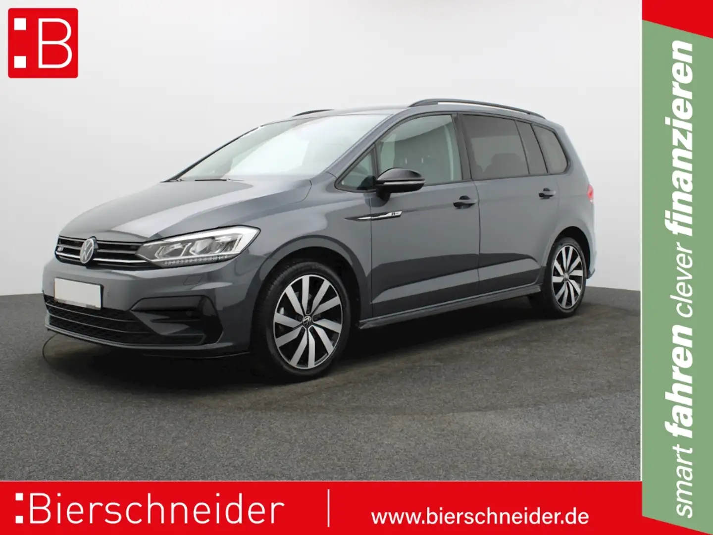 Volkswagen Touran 2.0 TDI DSG Highline RLine BLACK STYLE KAMERA ALU1 Grau - 1