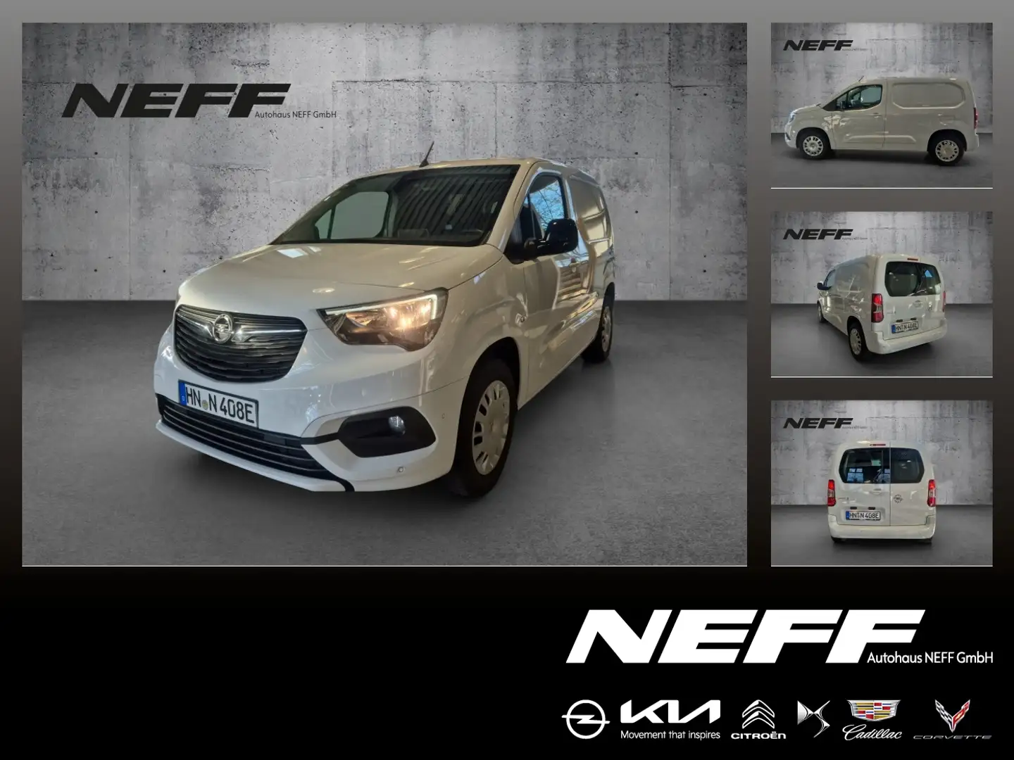 Opel Combo-e Cargo Navi, Klimaaut., ZV, SH Weiß - 1