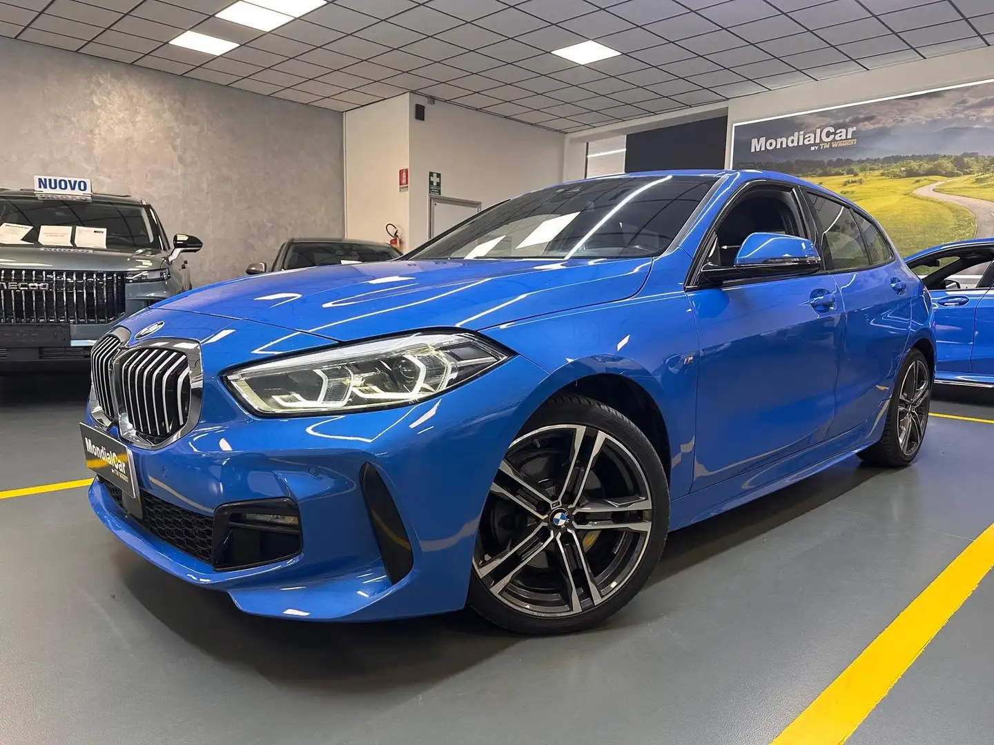 BMW 116 d Msport auto NEOPATENTATI Blu/Azzurro - 1