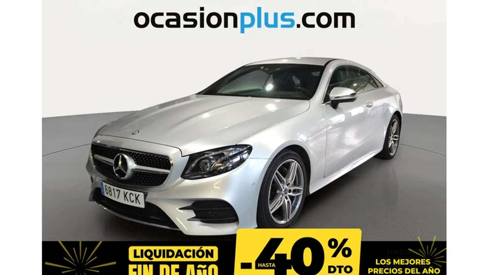 Mercedes-Benz E 220 Coupé 220d 9G-Tronic Argent - 1