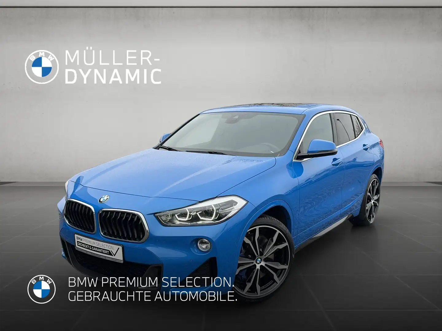 BMW X2 xDrive18d M SPORT LED HIFI HARMAN KARDON PANO KOMF Blau - 1