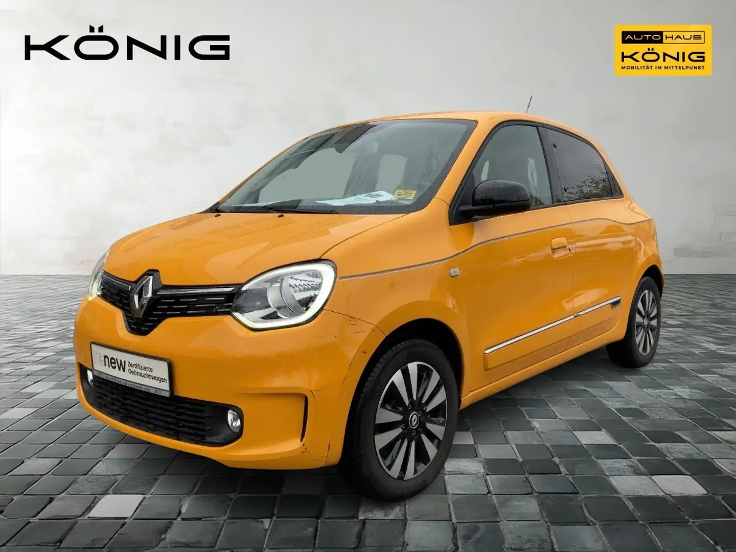 Renault Twingo E-TECH 100% elektrisch Techno Klima PDC Gelb - 1