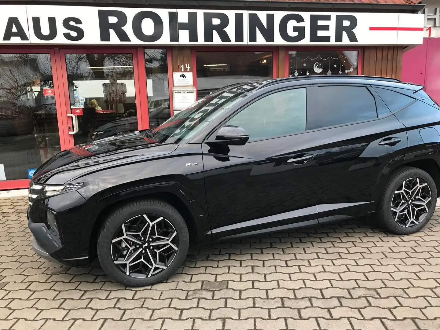 Hyundai TUCSON N-Linie 1.6T-GDI mHev 4x4 DCT-Navi-Wildleder Zwart - 2