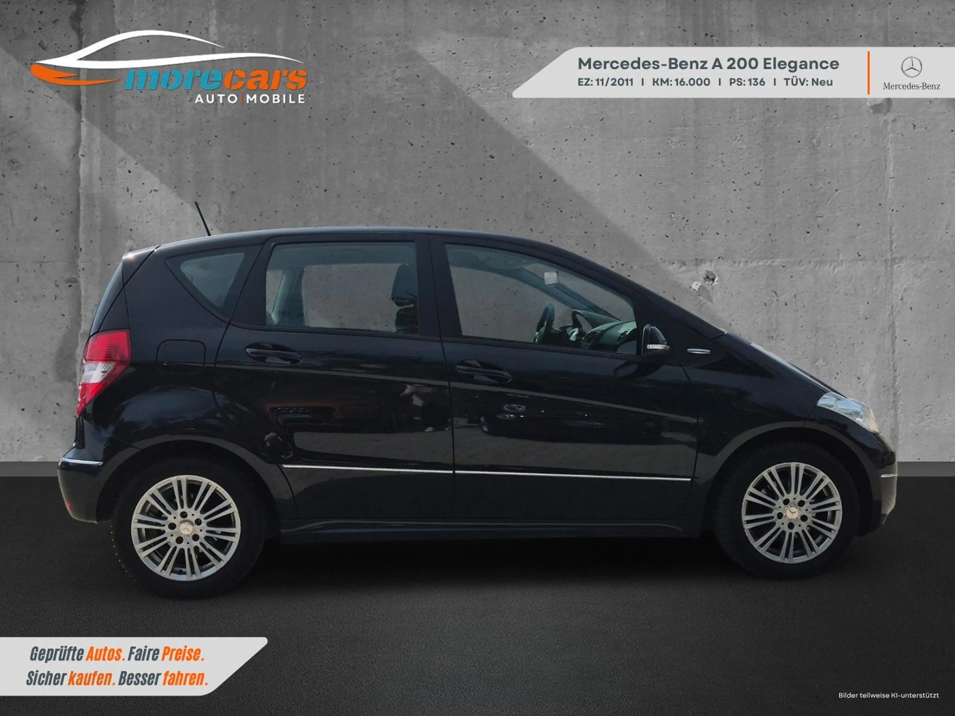 Mercedes-Benz A 200 Autom. orig. 16.000 km *Leder *Sitzheizung — photo 2