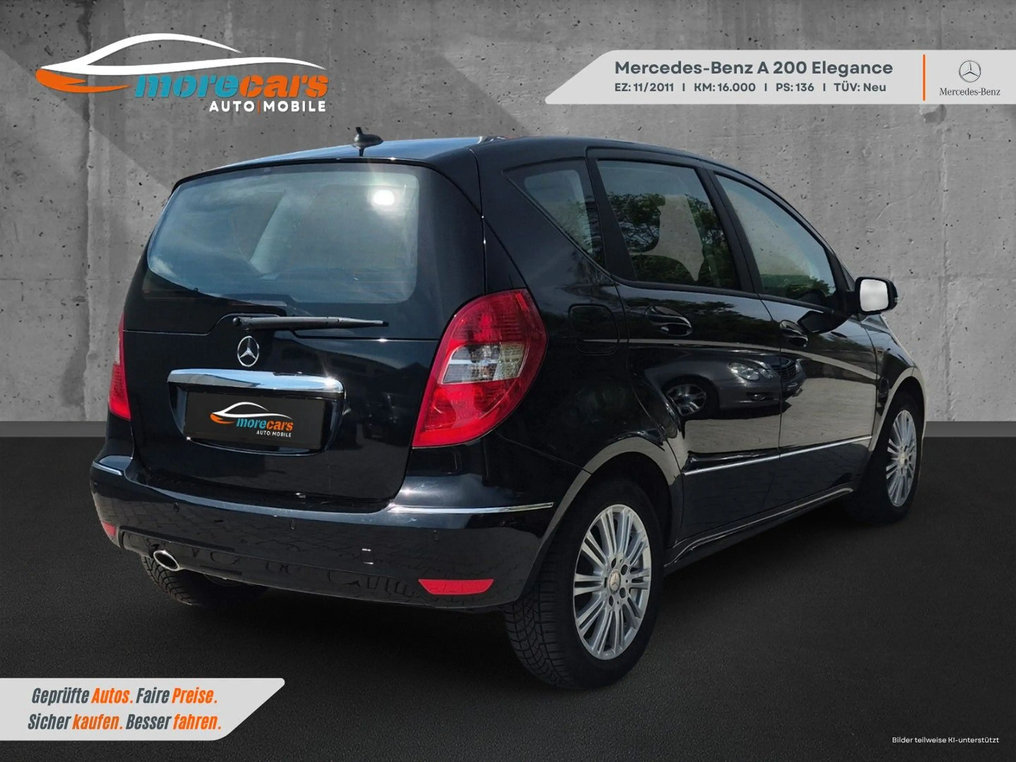 Mercedes-Benz A 200 Autom. orig. 16.000 km *Leder *Sitzheizung — photo 3