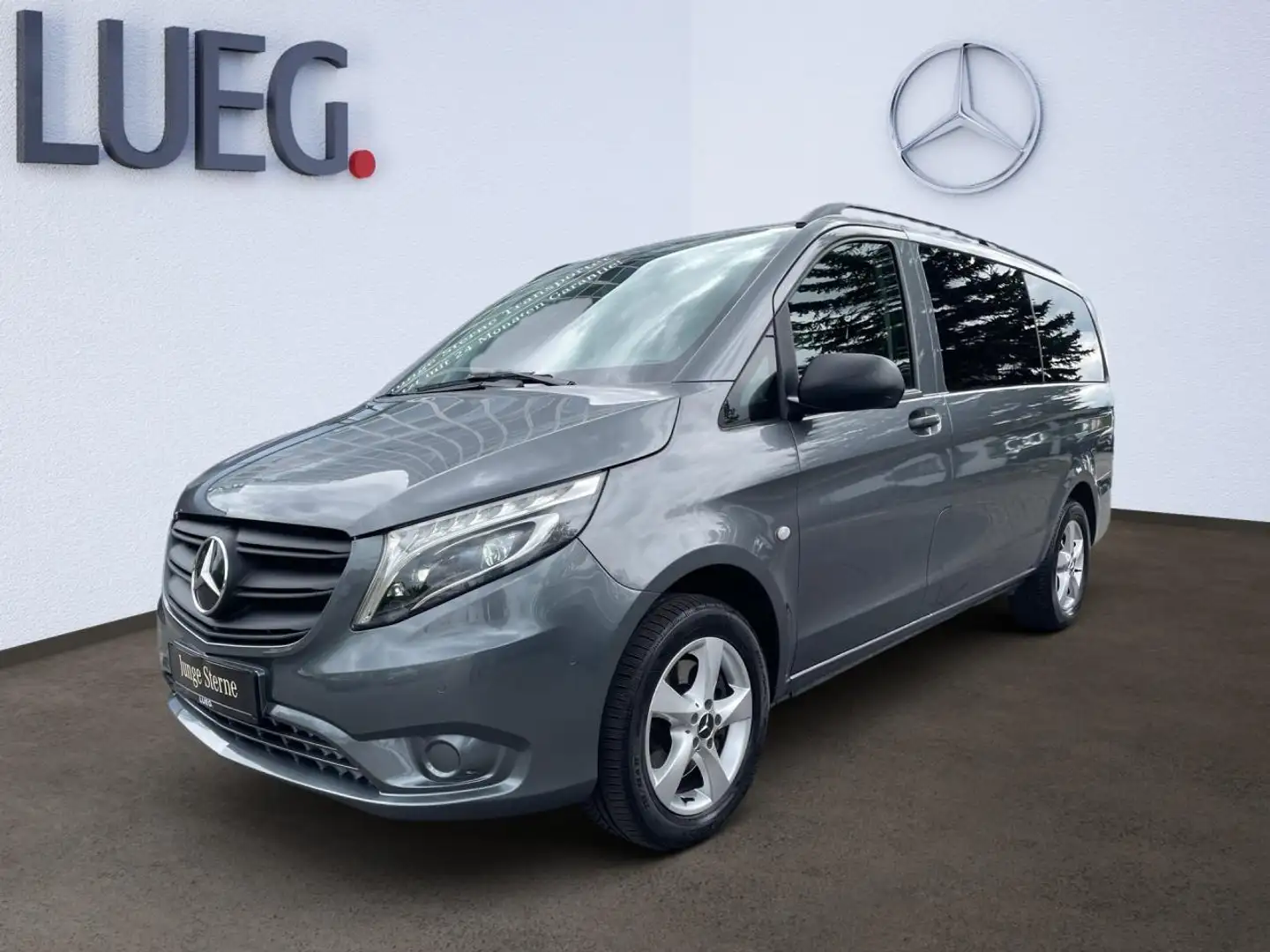 Mercedes-Benz Vito 124 CDI 4x4 Mixto Lang SpurW AHK PDC KAM Szürke - 2
