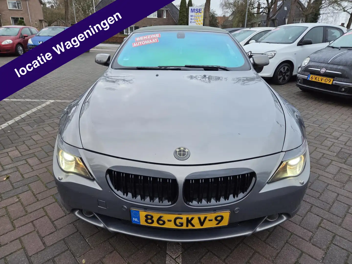 BMW 645 6-serie Cabrio 645Ci KANON VAN EEN AUTO RIJDT EN S Gris - 2