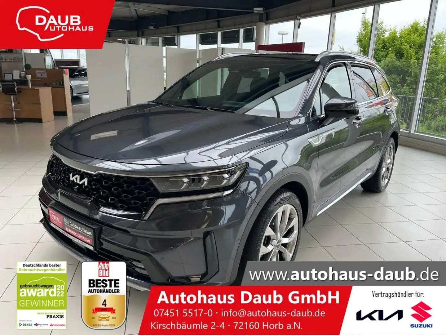 Kia Sorento 2.2 CRDi Platinium+Allrad+AT+7-Sitze+ Grau - 1