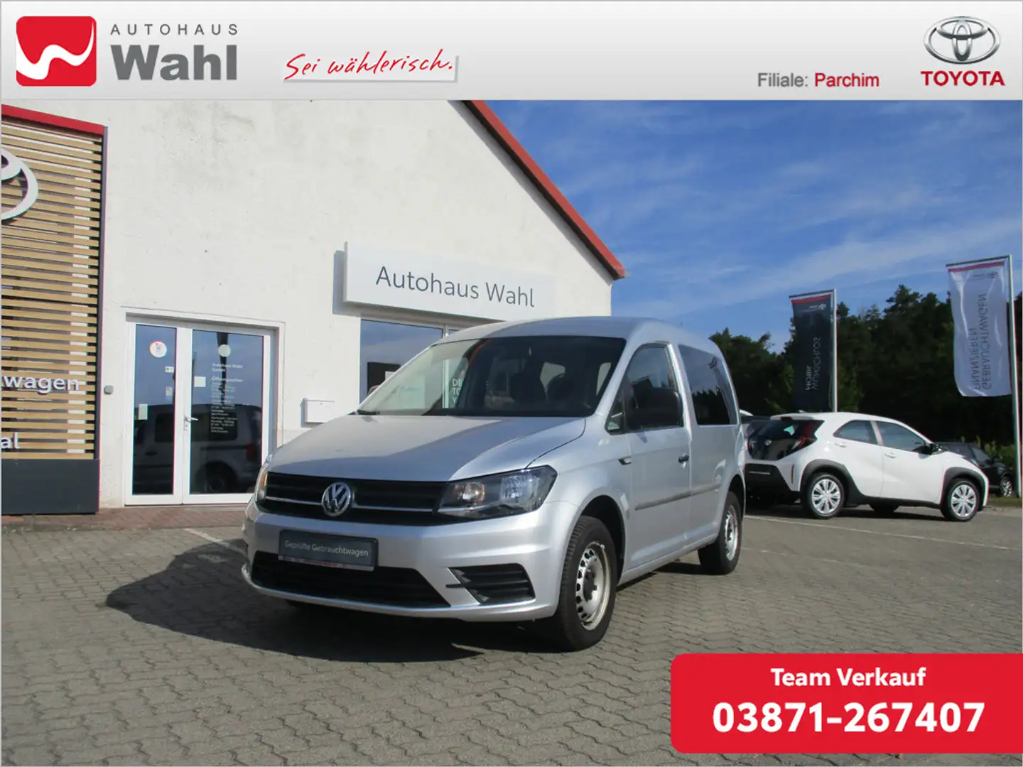 Volkswagen Caddy 2.0 TDI BMT Kombi EcoProfi Plateado - 1