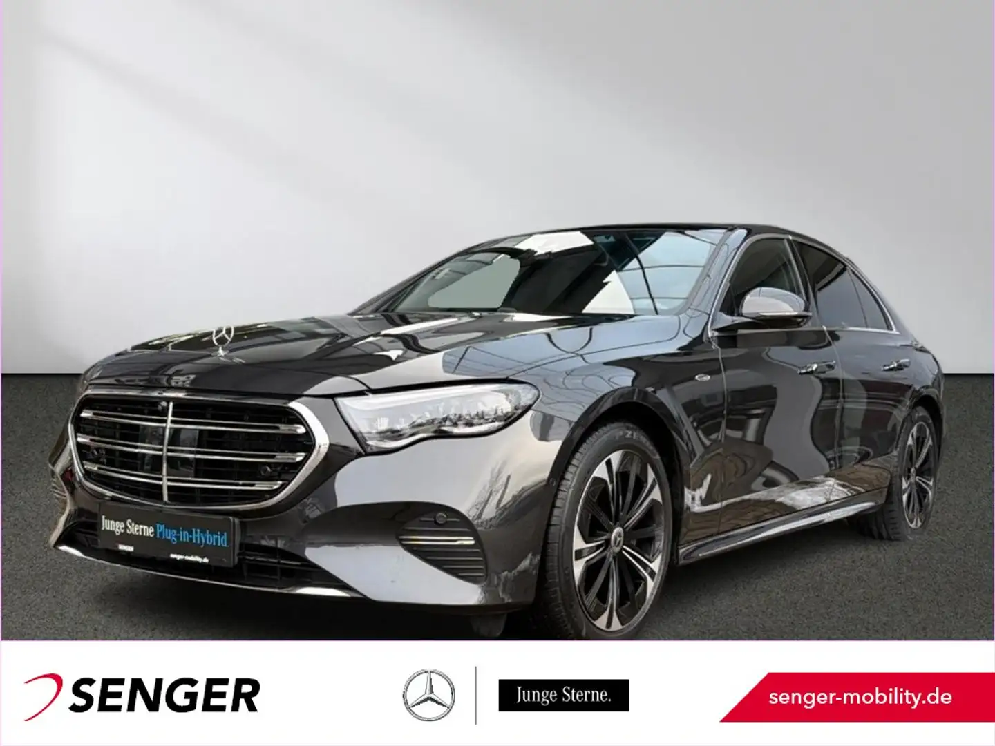 Mercedes-Benz E 400 e 4M Exclusive DigitalLight Distronic AHK Gris - 1