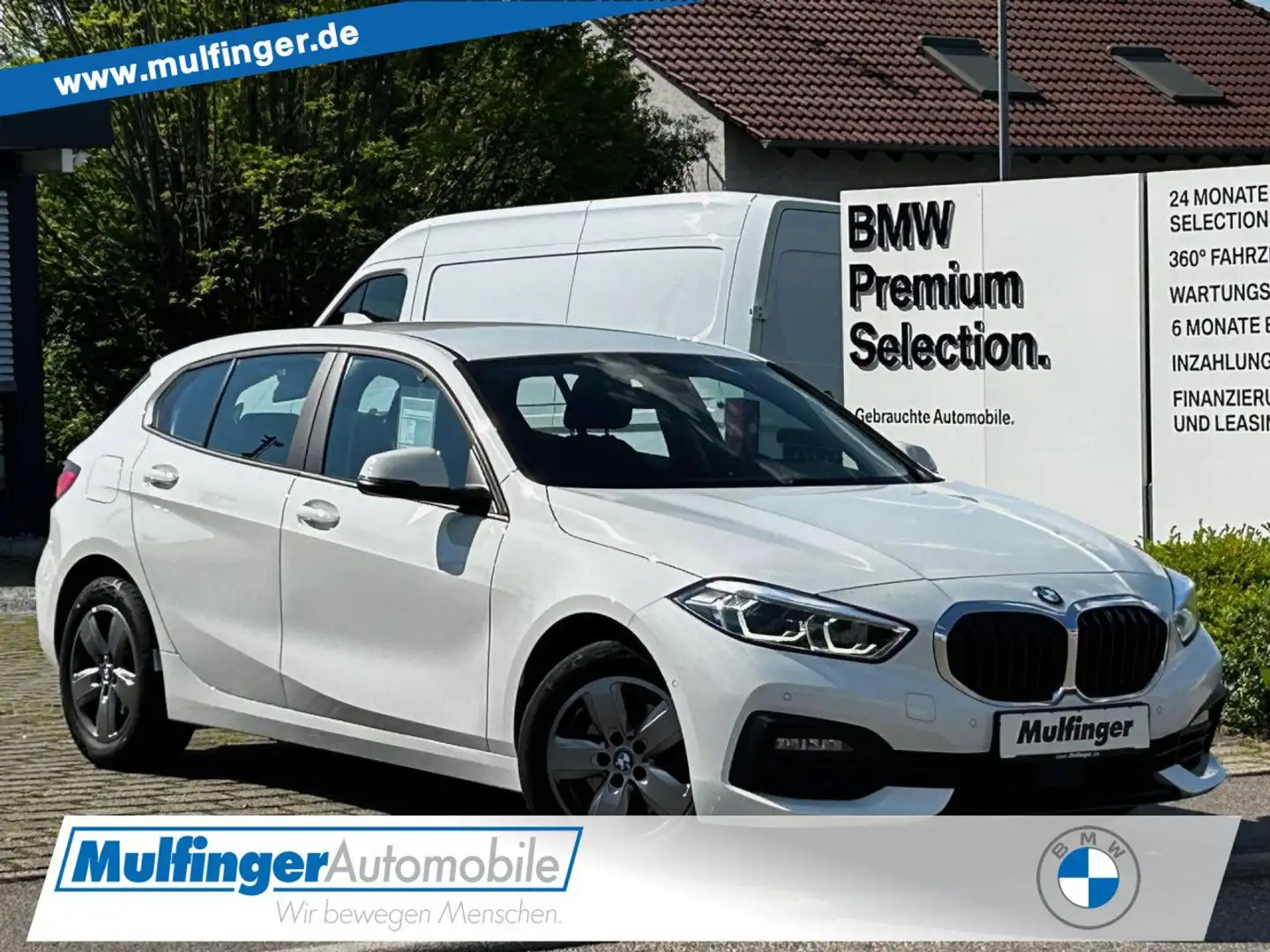 BMW 118 d Aut.LiveProf.HiFi Kamera Lenkradh.KomfZ.LED Weiß - 1
