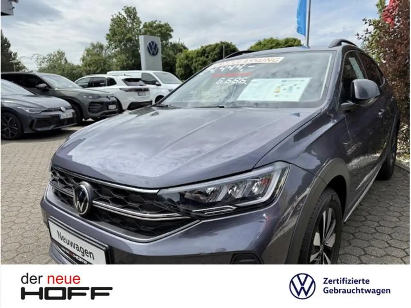 Volkswagen Taigo 1.0 TSI Goal Navi Kamera APP Ganzjahresreifen Grau - 1