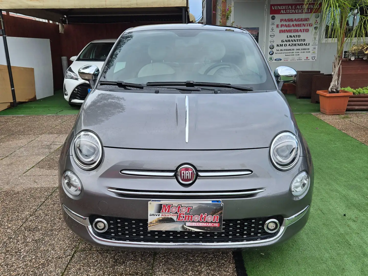 Fiat 500 1.0 hybrid Lounge 70cv PREZZO REALE Grigio - 2
