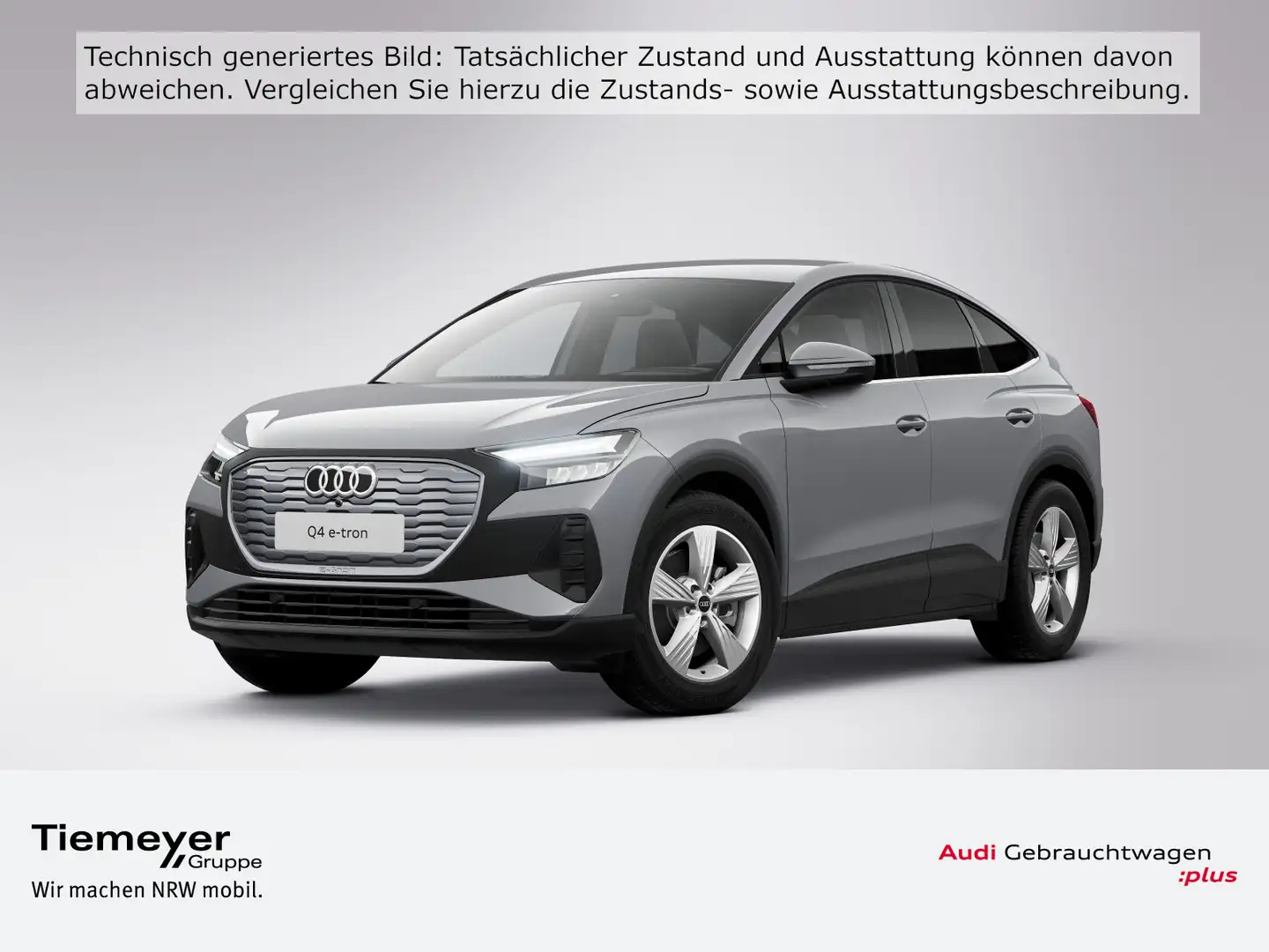 Audi Q4 e-tron Sportback 40 S LINE RAUTE KAMERA NAVI+ Grau - 1