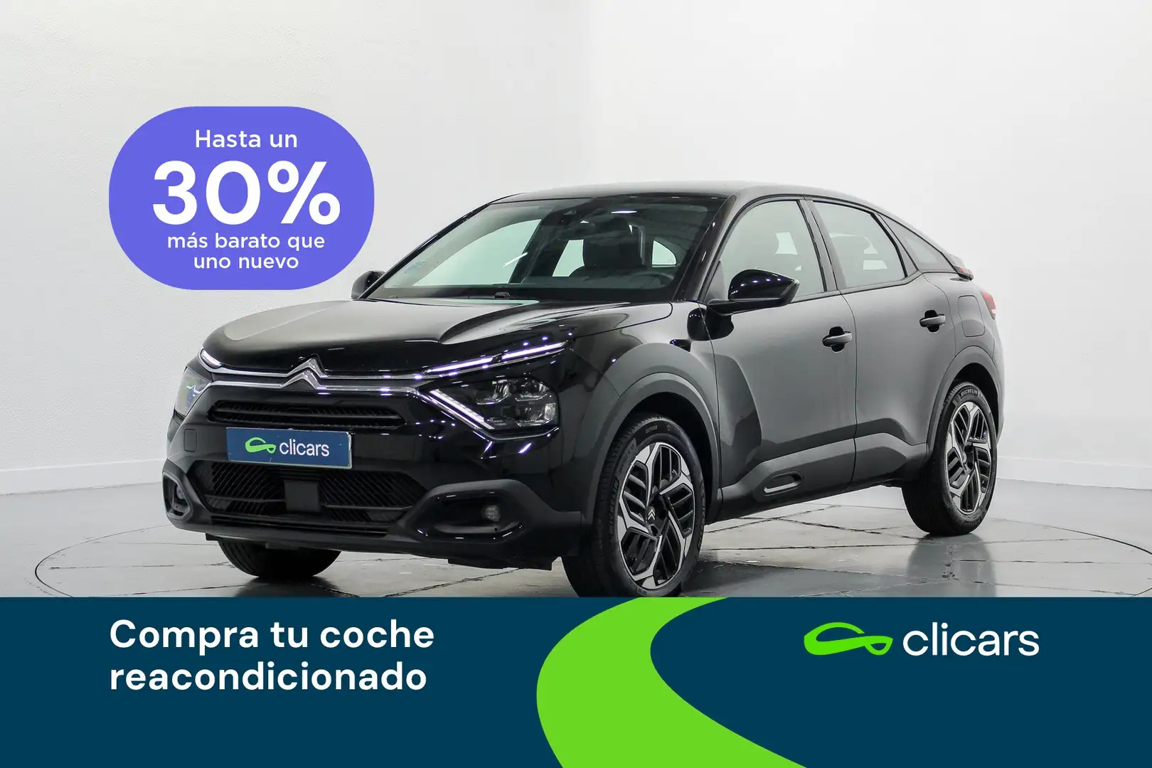 Citroen C4 1.2 PureTech Plus S&S 130 Noir - 1