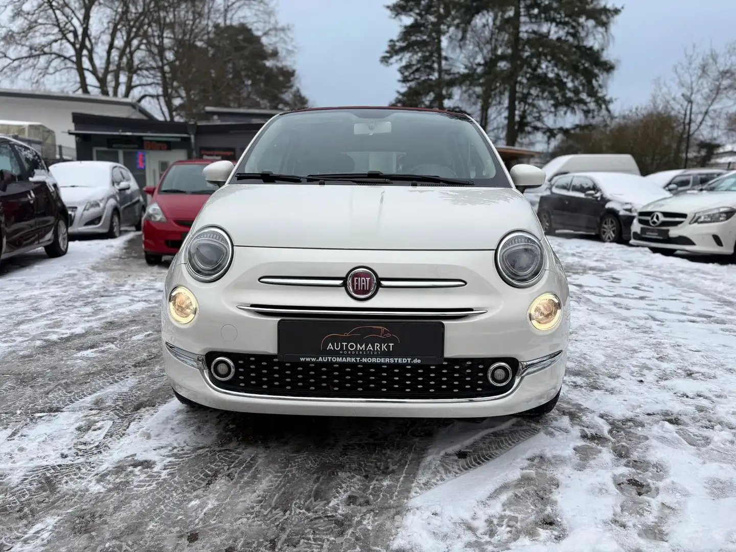 Fiat 500C / Klimaanlage/ Navi /Tempomat Weiß - 2