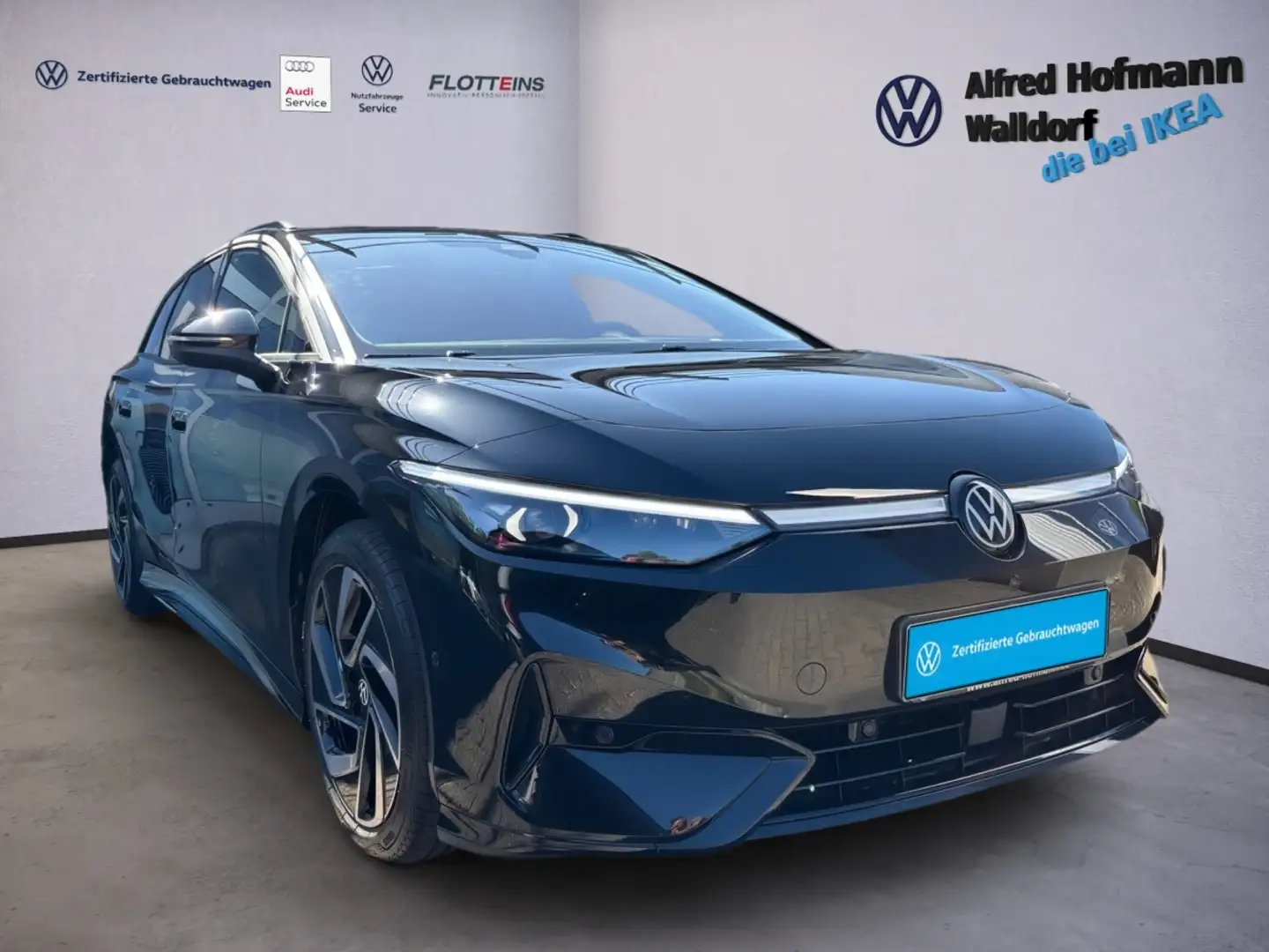 Volkswagen ID.7 Tourer 210kW 1-Gang Automatik AHK KEYLESS LED NAVI Zwart - 2