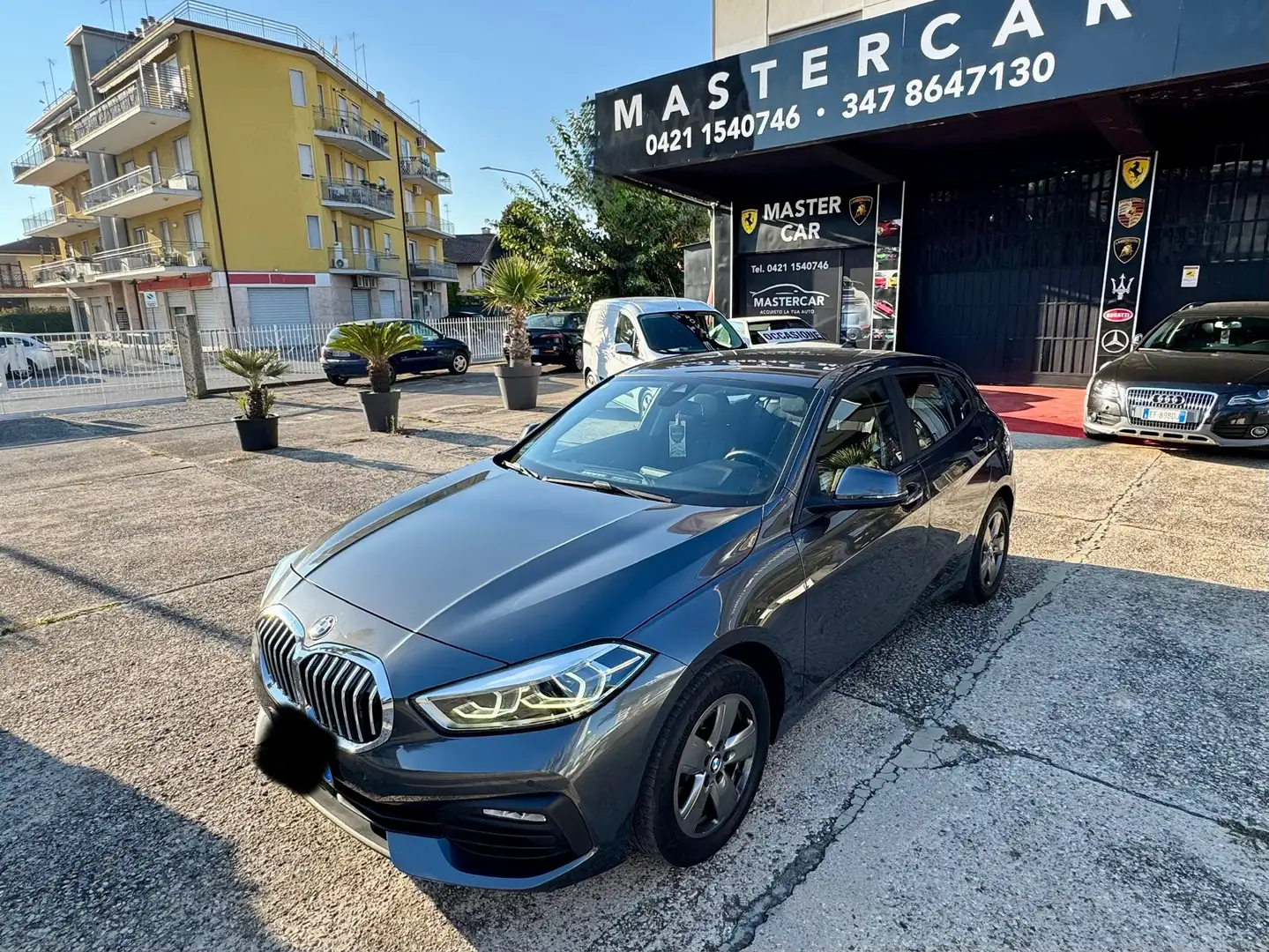 BMW 116 116d 116cv AUT. NAVI TEL 2020 (PERMUTO) Grigio - 1