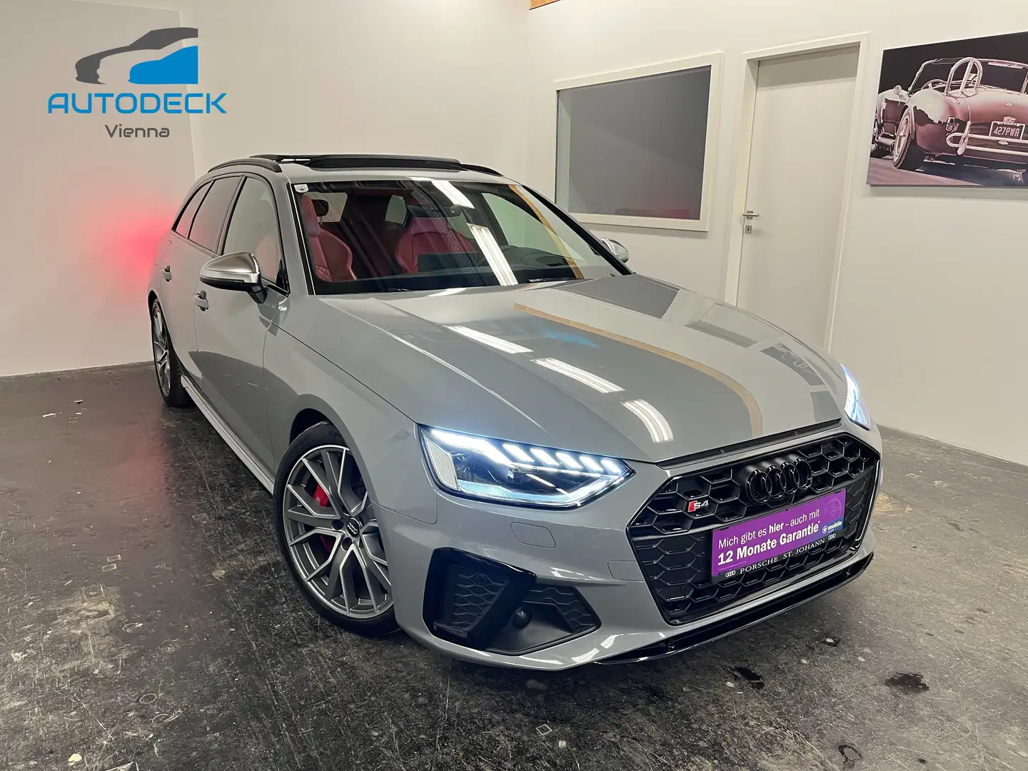 Audi S4 3.0 TDI quattro Exclusive/Carbon/Schalensitze/VOLL Сірий - 1