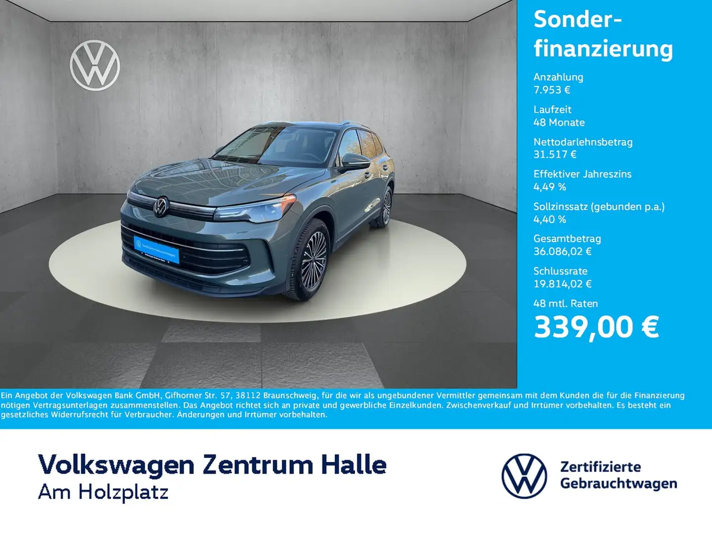 Volkswagen Tiguan 1.5 eTSI Life DSG Verde - 1