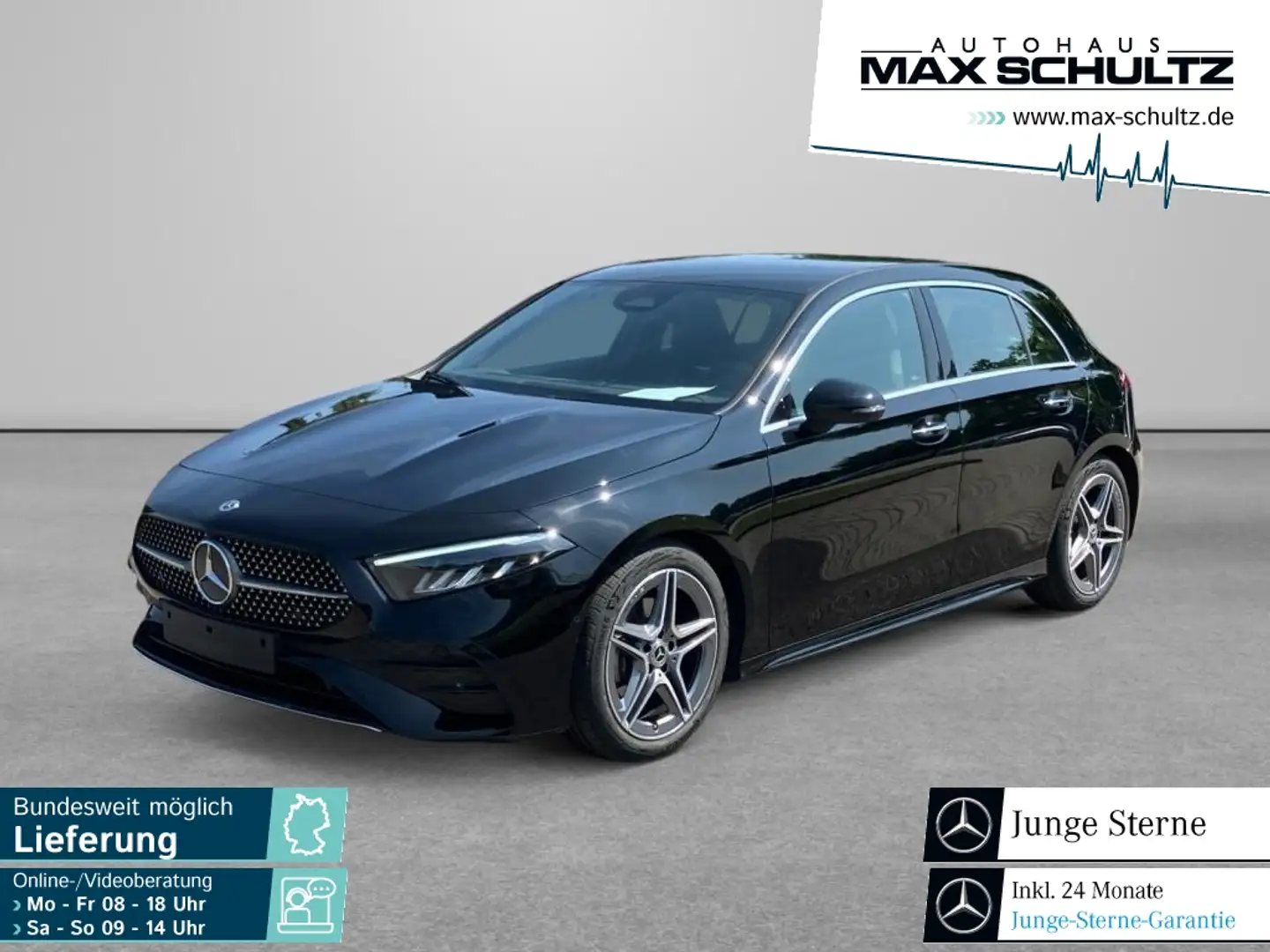 Mercedes-Benz A 200 Kompaktlimousine AMG*LED*SpurH*PDC*RFK*AHK Nero - 1