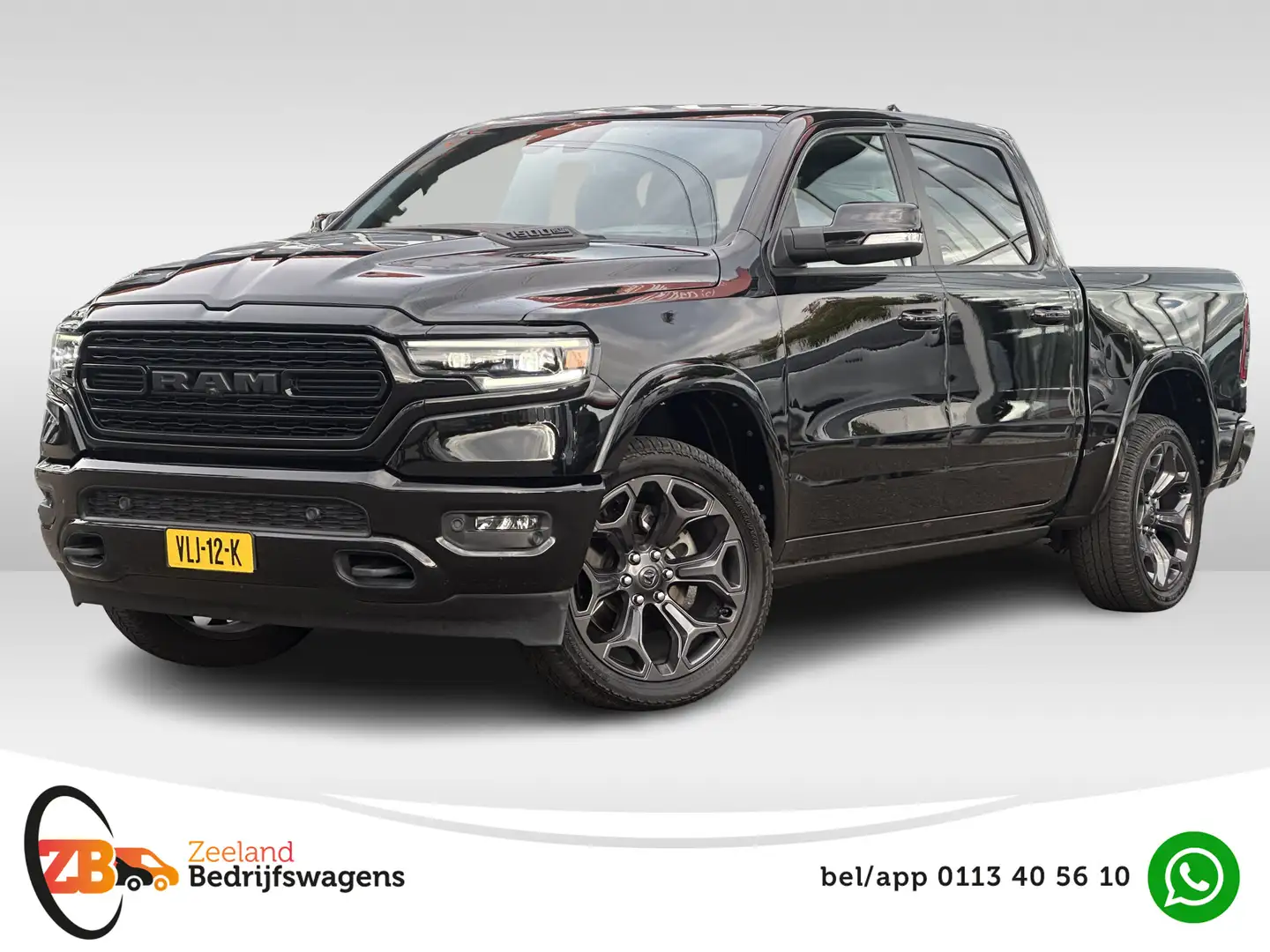 Dodge RAM 1500 5.7 V8 4x4 Crew Cab Limited | NL-auto | 1e ei Zwart - 1