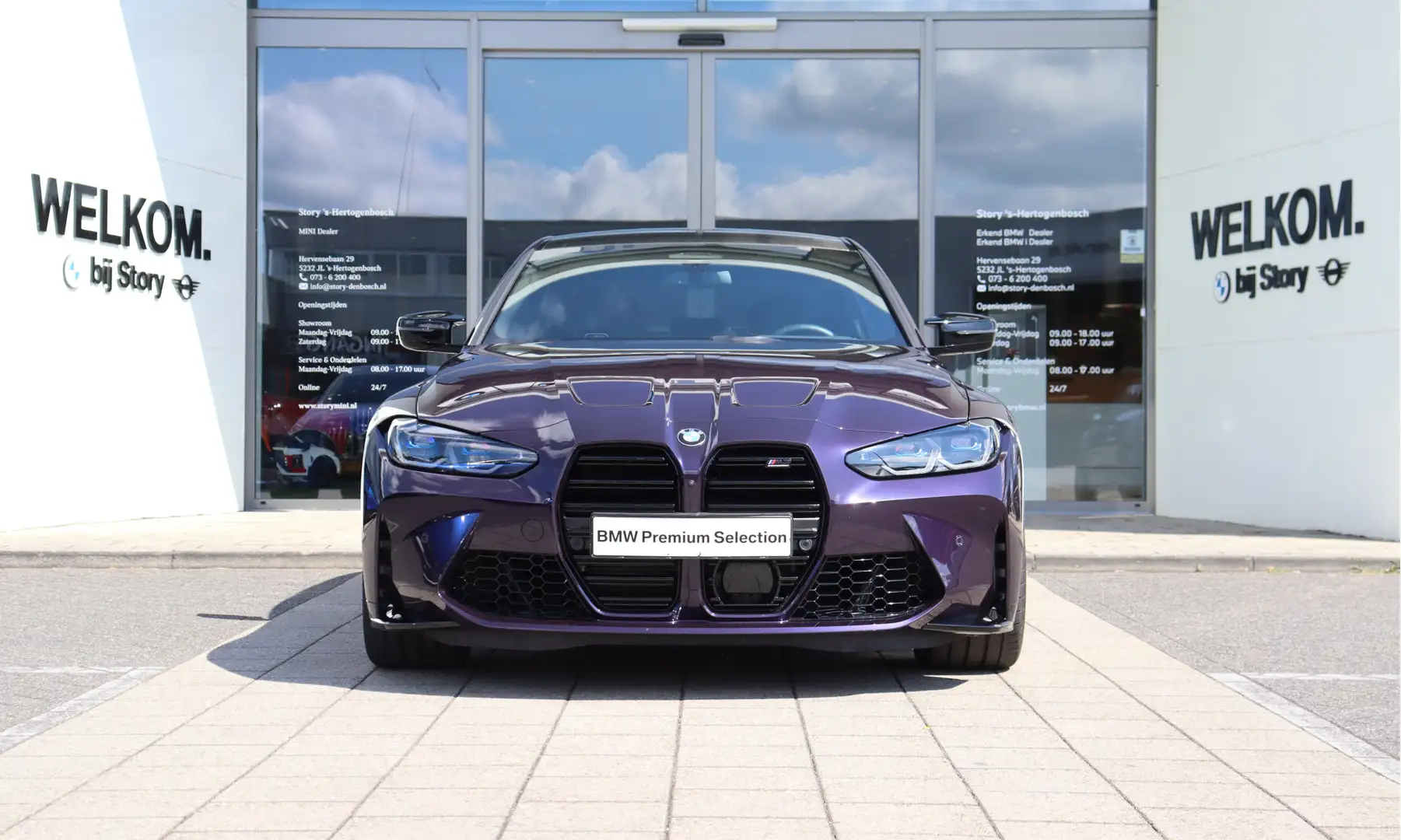 BMW M3 3 Serie xDrive Competition Automaat / M Drive Prof Paars - 2