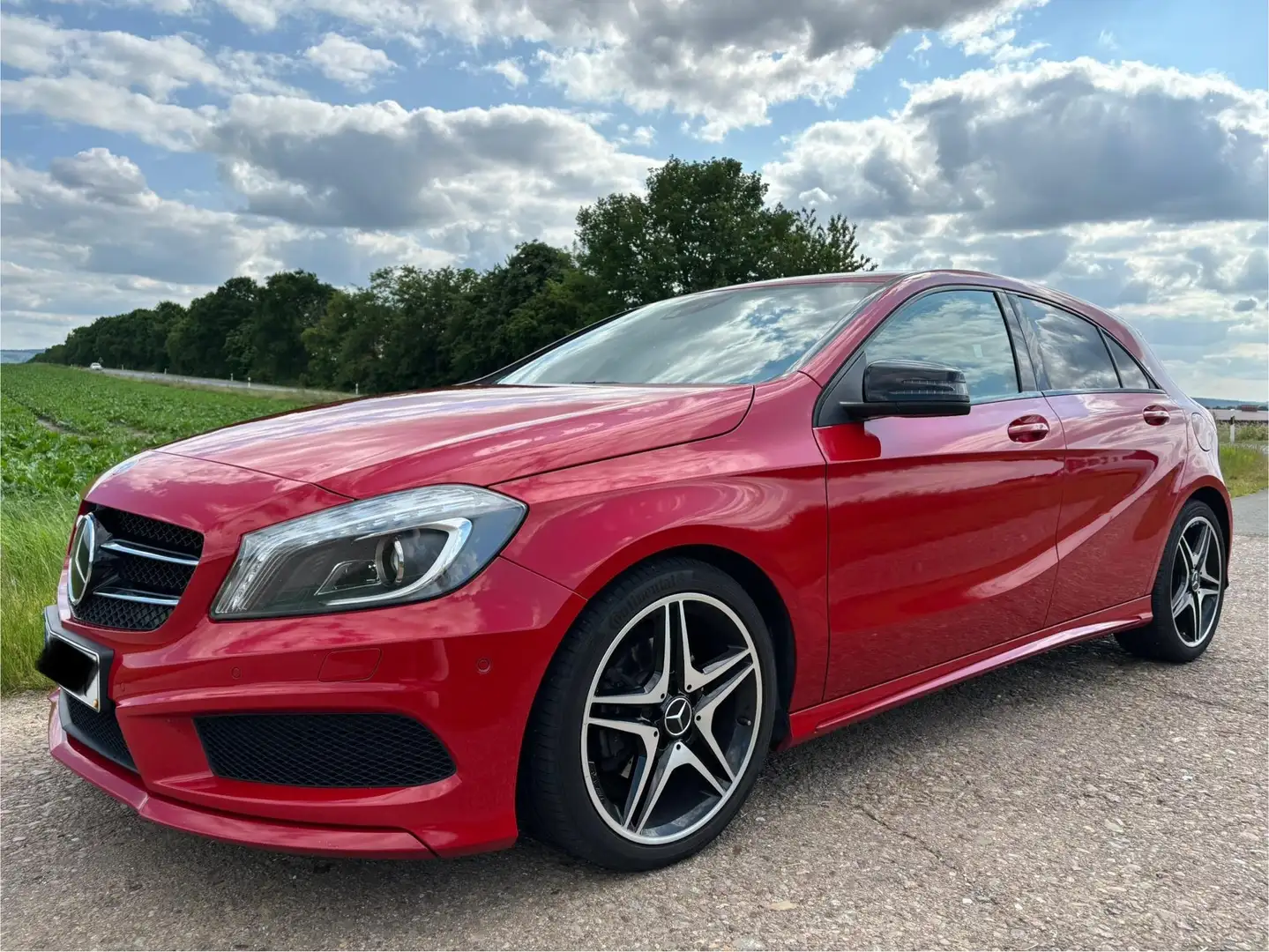 Mercedes-Benz A 200 A 200 AMG Line Piros - 1