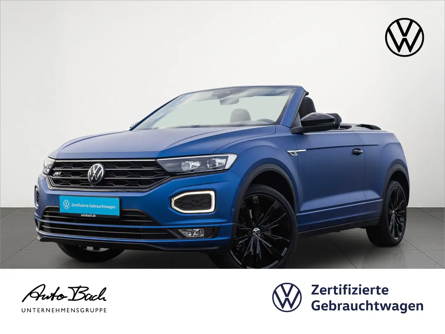 Volkswagen T-Roc 1.5 TSI R-Line DSG Navi LED ACC Blau - 1