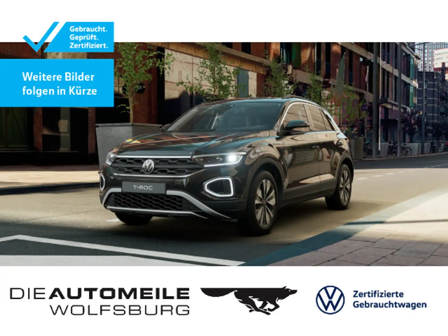 Volkswagen T-Roc 1.0 TSI Move LED+/ACC Negro - 1