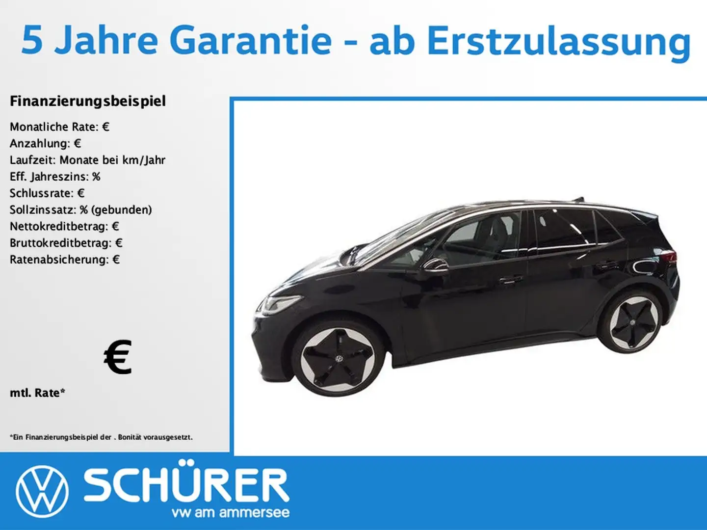 Volkswagen ID.3 Pro S Wärmepumpe HKardon 360° Keyless DCC Schwarz - 1