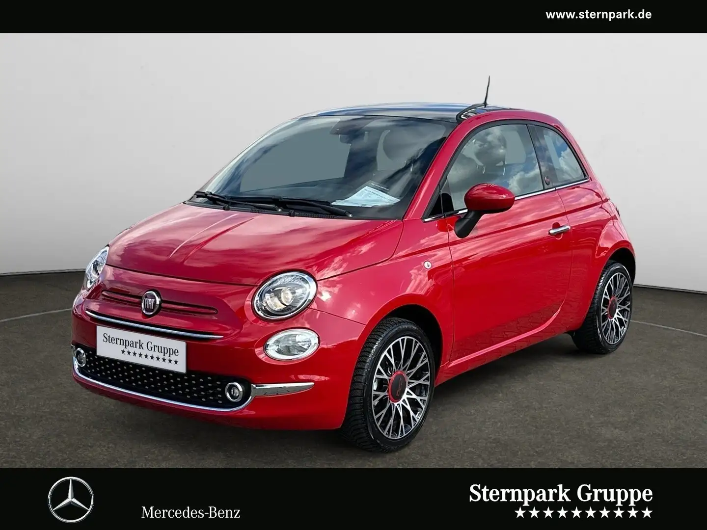 Fiat 500 500 1.0 Mild Hybrid Red Edition PANORAMA*NAVI* Rot - 1