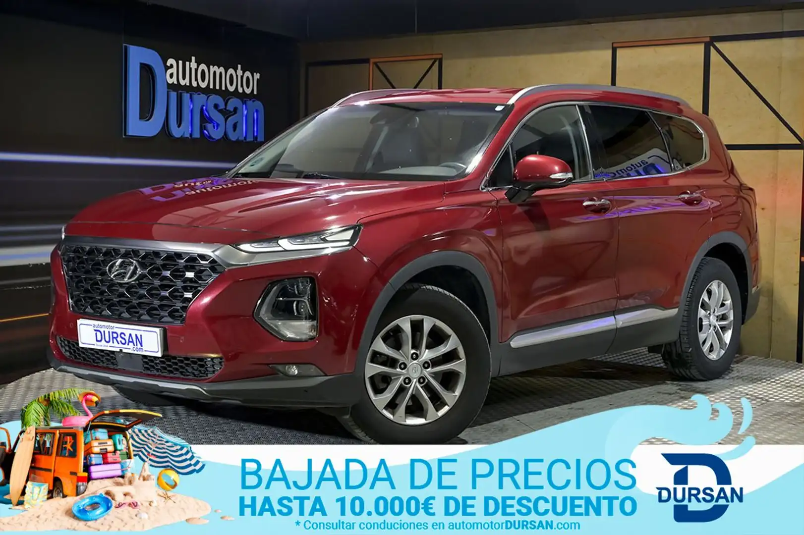 Hyundai SANTA FE Tm 2.2CRDi Klass SR 4x2 Rojo - 1