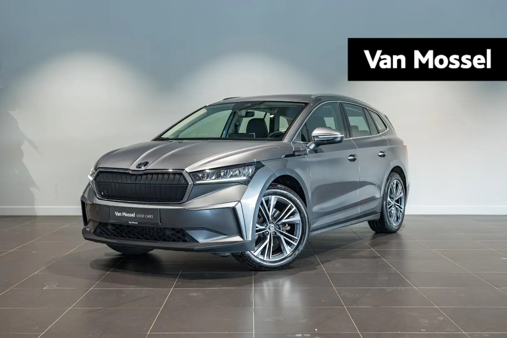 Skoda Enyaq iV 80 NAVI+LEDER+AUTO AIRCO+20 INCH Grijs - 1
