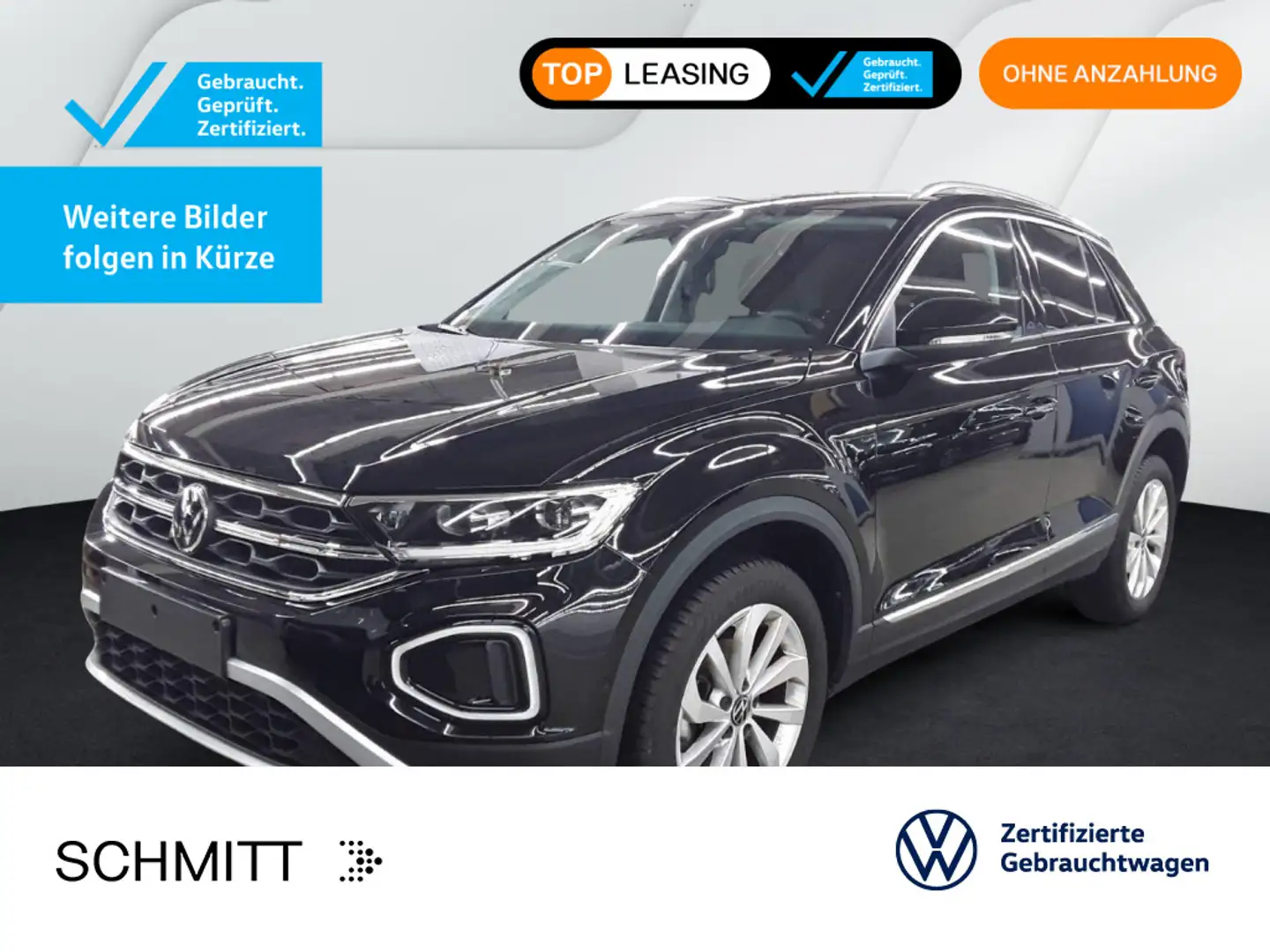 Volkswagen T-Roc T-ROC 1.5 TSI DSG STYLE*LED*AHK*NAVI*KLIMA*PDC*S Negro - 1