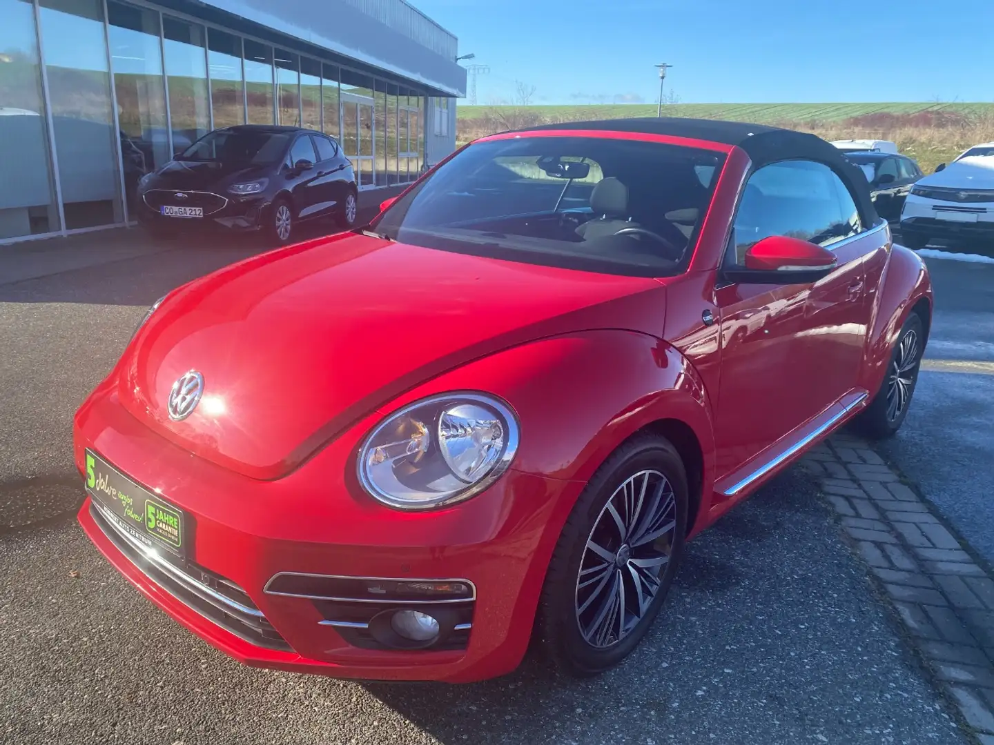 Volkswagen Beetle Cabriolet 1.2 TSI BMT Sound Navi+SHZ+LM Rojo - 2