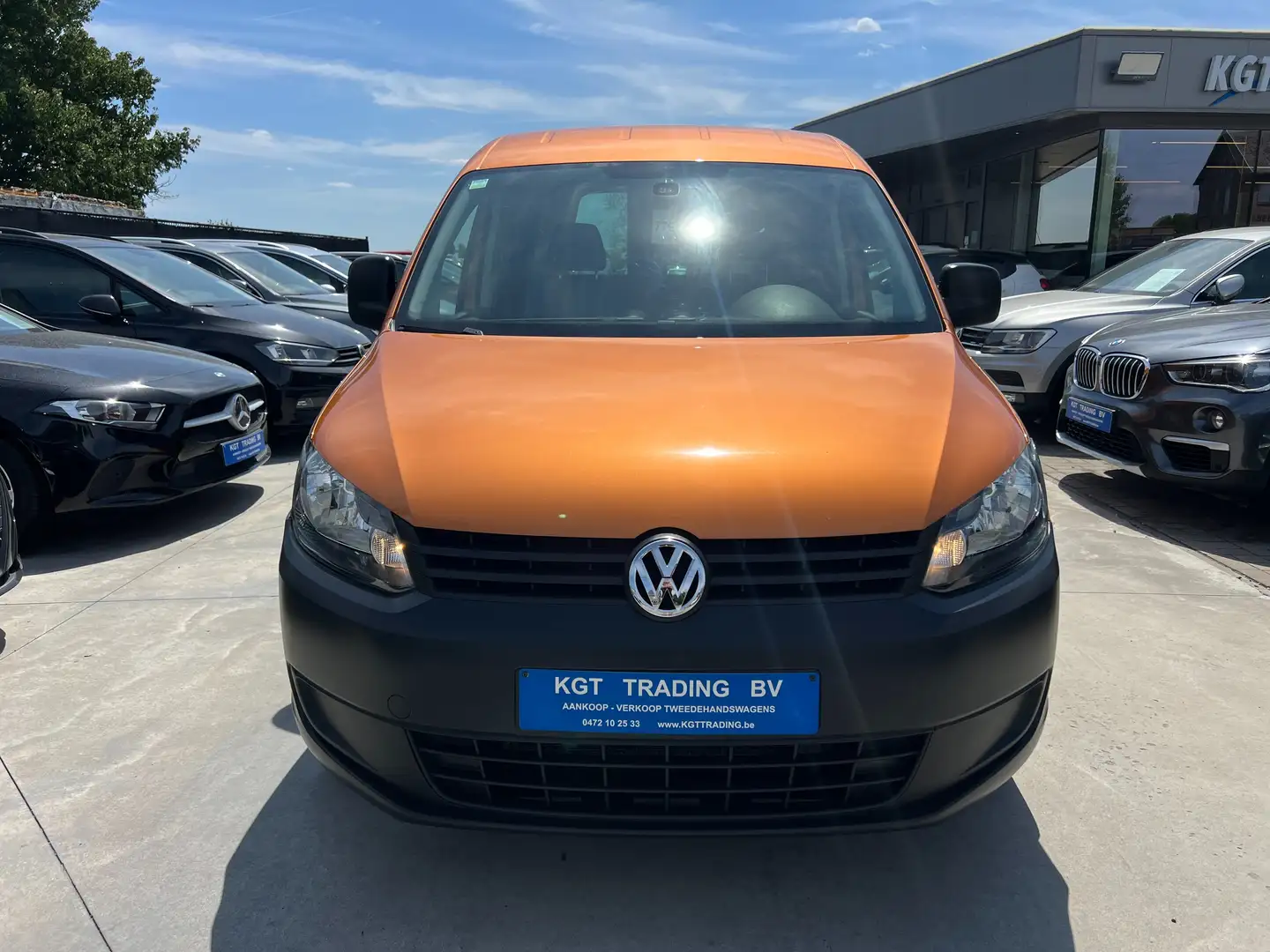Volkswagen Caddy 1.6 TDI DSG AUTOMAAT 2 SCHUIFDEUREN NAVI LEDER PDC Brons - 2