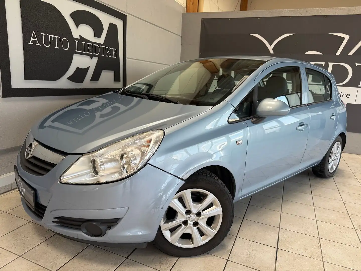Opel Corsa D 1.4 L Edition/Klimaanlage/TÜV NEU/ Blau - 1