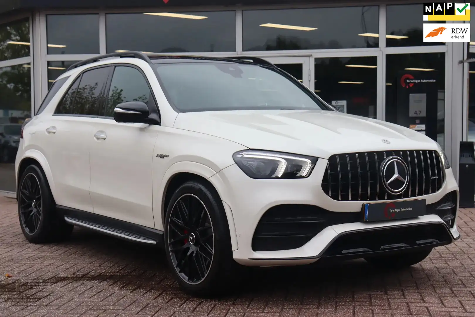 Mercedes-Benz GLE 350 de | AMG | PANO | BURMEISTER | LEDER | 63 S UITGEV Bílá - 1