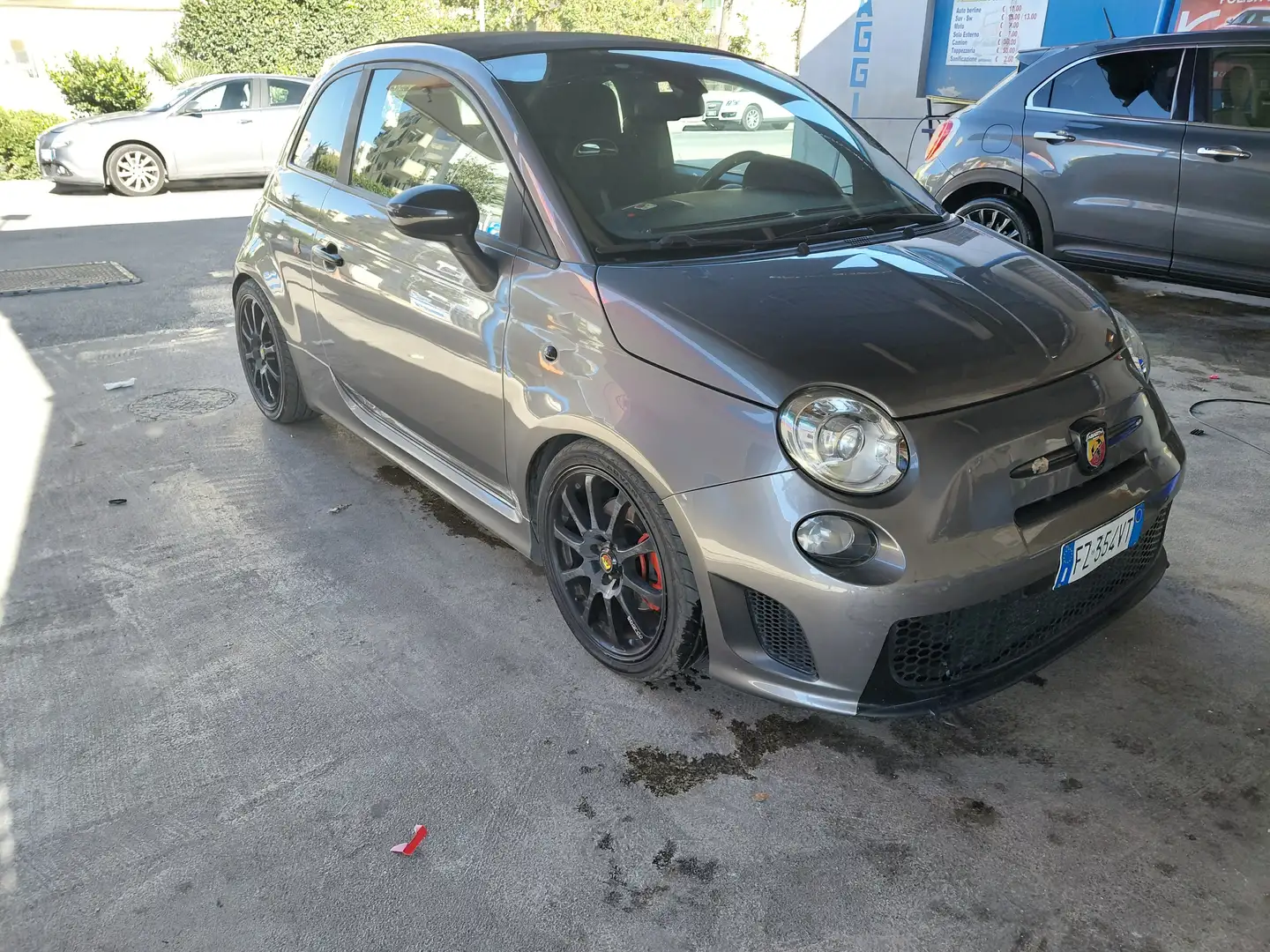 Abarth 500C 500C/595C 1.4 16v t. t-jet bicol. 140cv MTA Grigio - 2