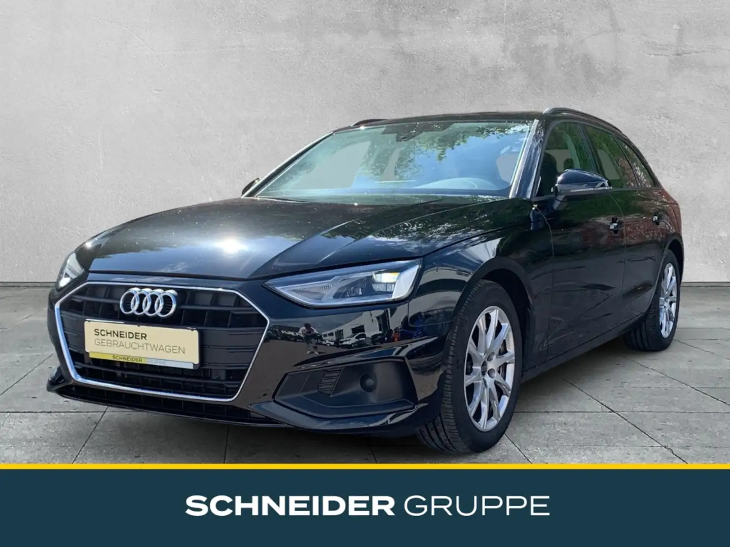 Audi A4 AVANT 40 TDI BASIS LED+NAVI+AHK+ACC+TEMPOMAT Schwarz - 1