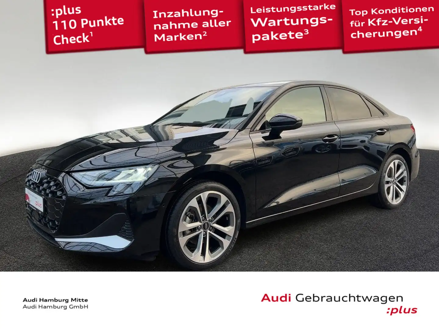 Audi A3 35 TFSI advanced S tronic AHK Head- Schwarz - 1