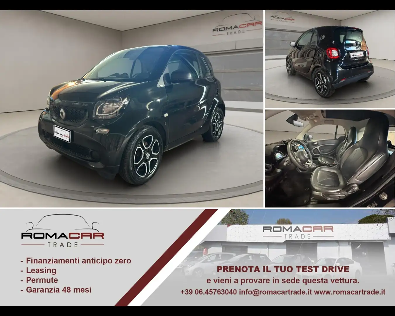 smart forTwo 3ªs.(C/A453) - fortwo electric drive Prime TETTO Nero - 1