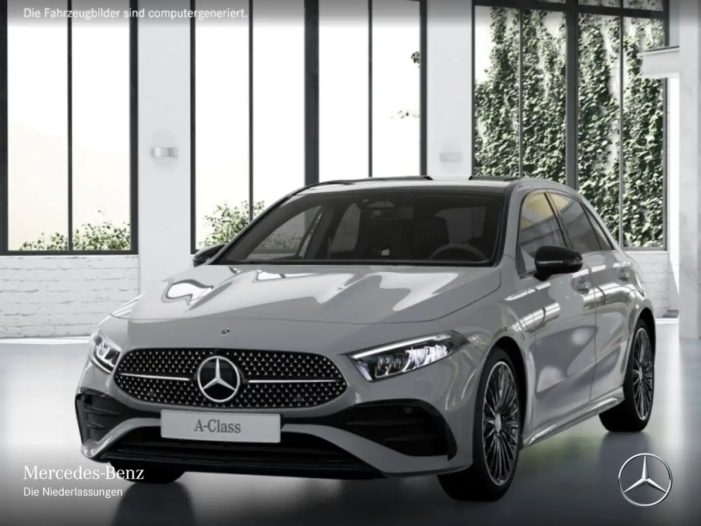 Mercedes-Benz A 180 AMG+NIGHT+PANO+LED+KAMERA+TOTW+7G Grau - 2