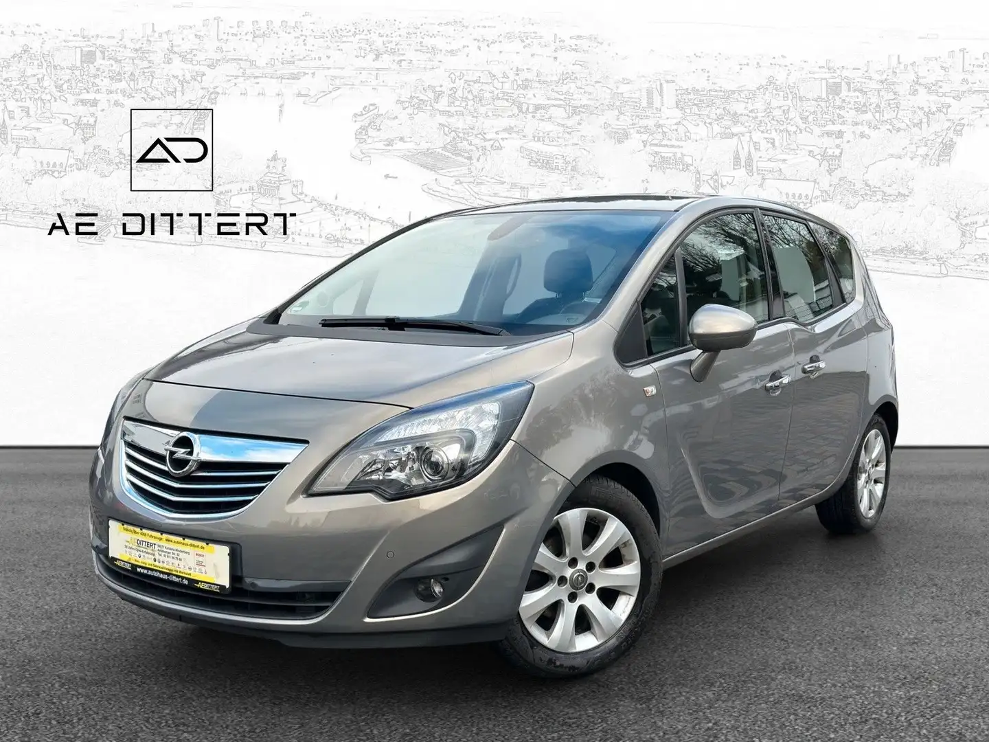 Opel Meriva B Innovation +Automatik+1. Hand+Gepflegt+ Gris - 1