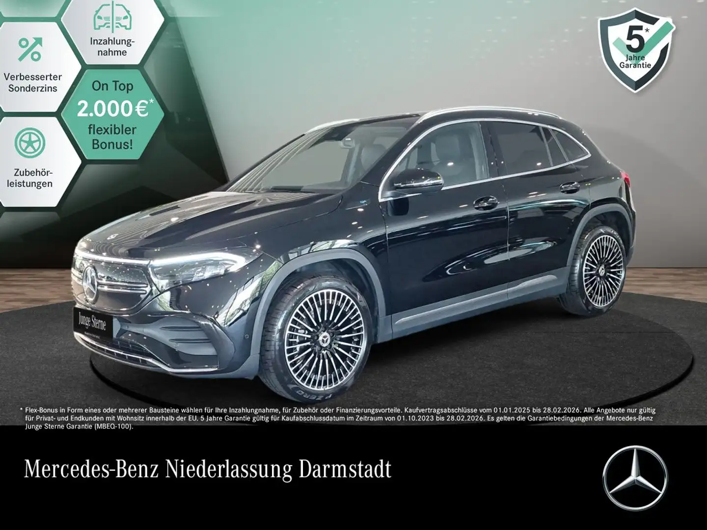 Mercedes-Benz EQA 250 AMG+20"+ADVANCED+KAMERA+SPUR Schwarz - 1