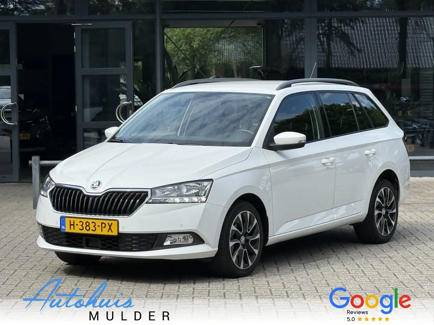 Skoda Fabia Combi 1.0 TSI Business Edition/Clima/Cruise/Stoelv Wit - 1