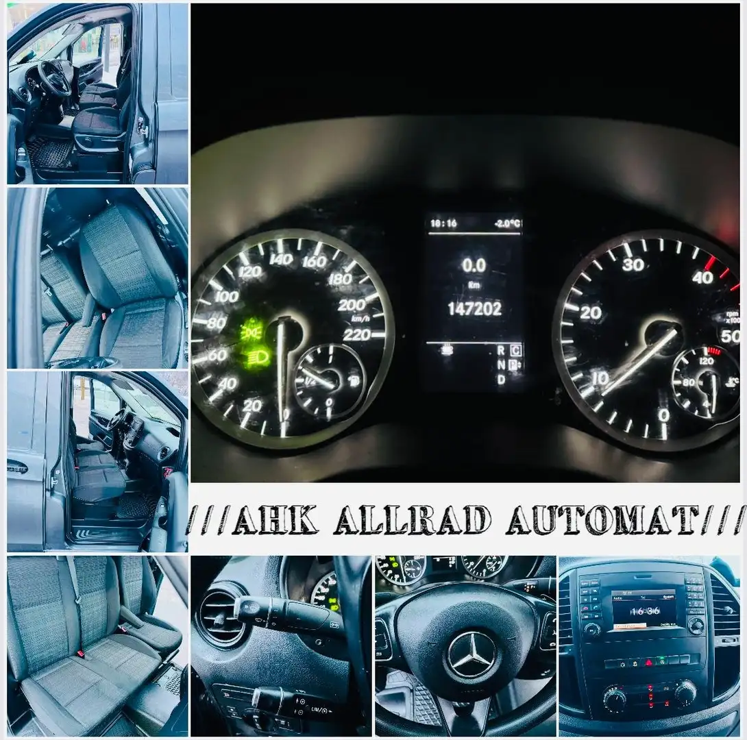 Mercedes-Benz Vito Worker 114CDI lang4x4Aut. Pickerl 06/2026 1BESITZ Grau - 2