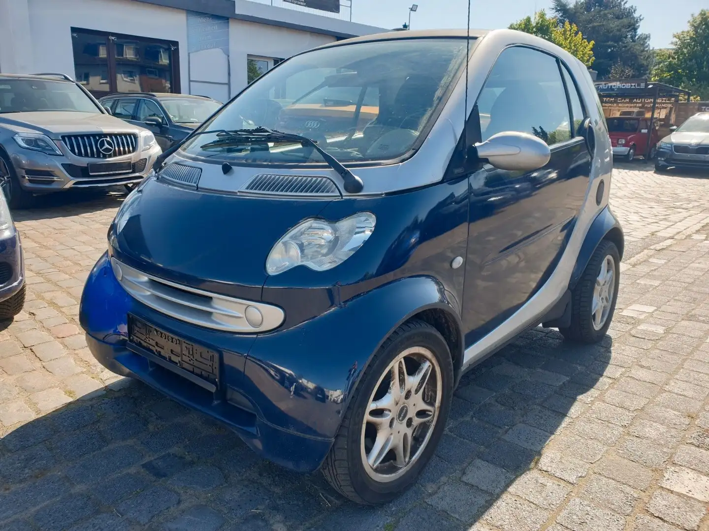 smart forTwo fortwo coupe CDI Basis*Klima*Glasdach Silber - 1